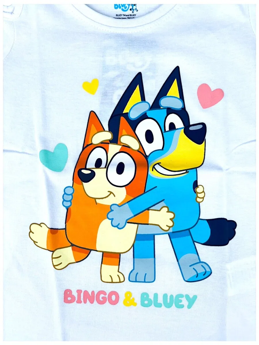 Футболка Bluey & Bingo белого цвета — фото 4