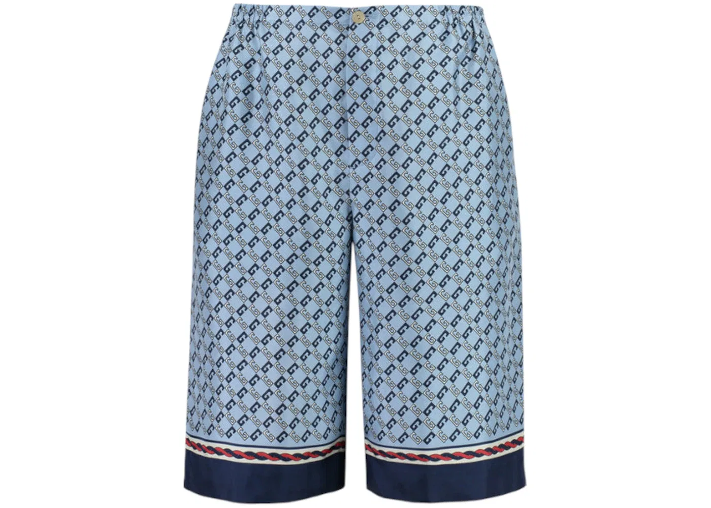 Мужские шорты с геометрическим принтом Gucci, Blue