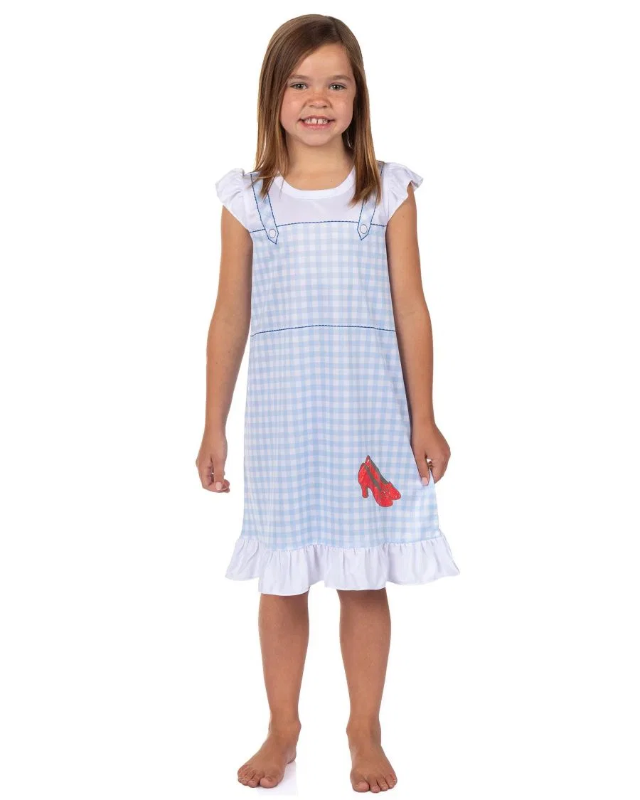 Ночная рубашка Wizard of Oz Dorothy с рюшами, полиэстер Wizard Of Oz, Blue