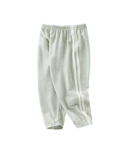 Детские брюки с боковыми лампасами, свободного кроя, из вискозы BACKYARD FAMILY, Light Green
