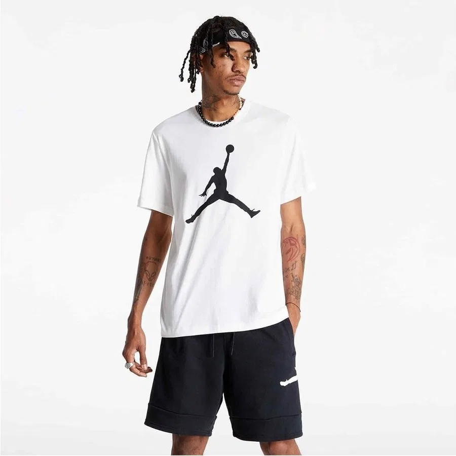 Мужская футболка с длинным рукавом Jordan Jumpman NBA Crew Nike, Белый