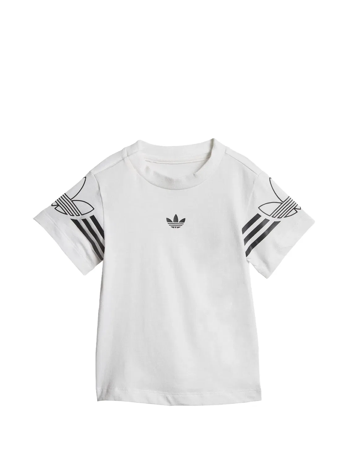 Комплект Originals Outline из футболки и шортов Adidas, белый — фото 2