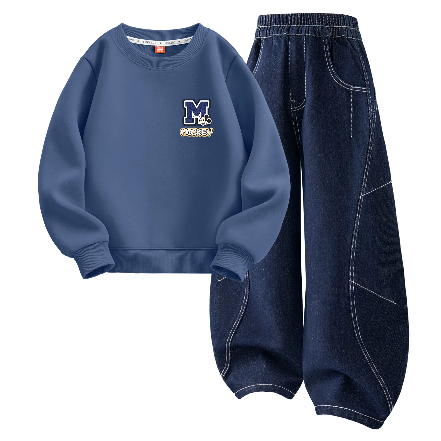 Детский комплект спортивной одежды с принтом Disney Mickey Mouse Denim Dark Blue