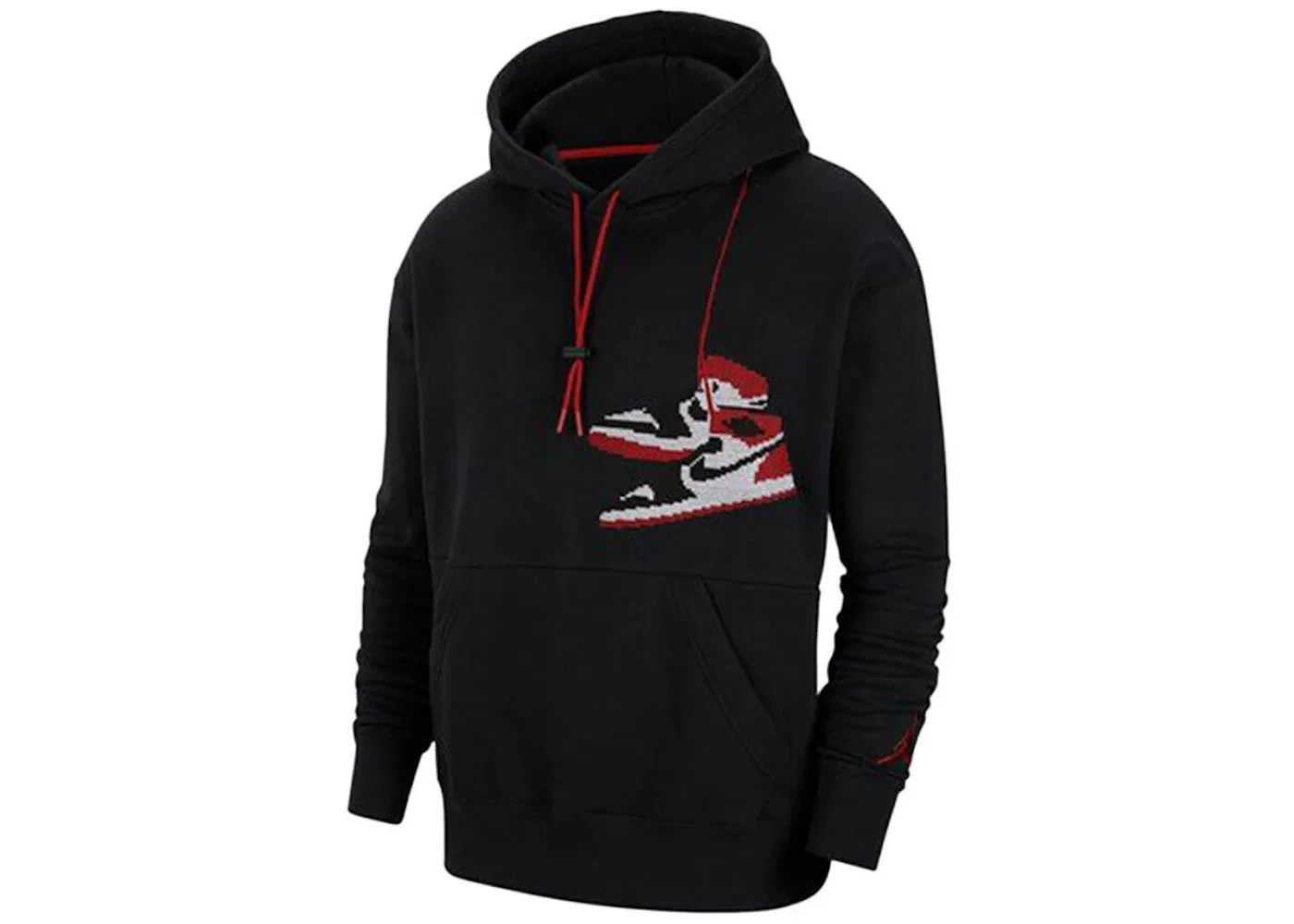 Мужское худи с принтом Air Jordan 1 Retro Jumpman Holiday Jordan, Black
