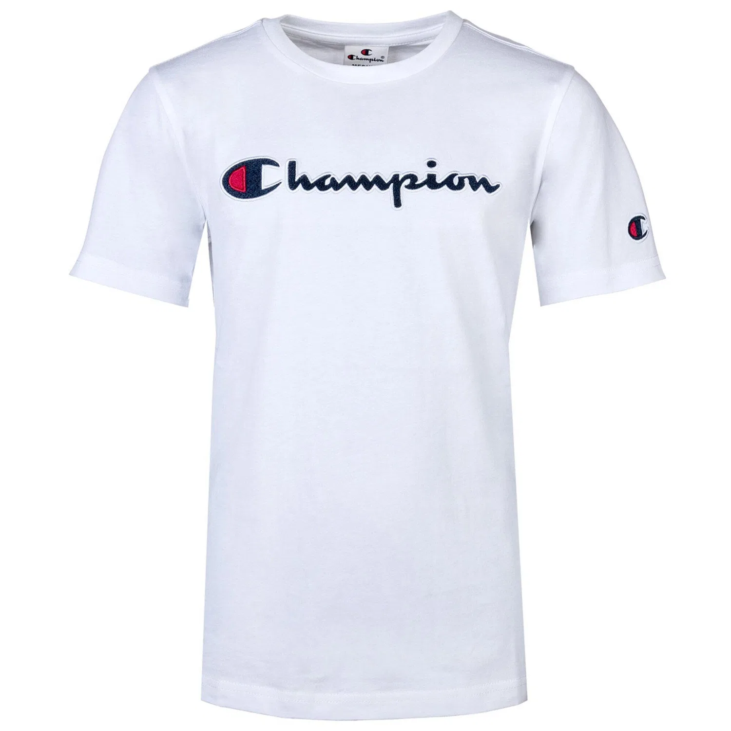 Детская футболка Unisex 1er Pack Bequem sitzend Champion, Weiß