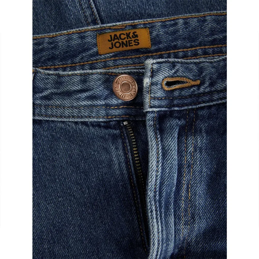 Детские джинсы для мальчиков прямого кроя Chris Original Sq 060 Jack & jones, Blue — фото 3