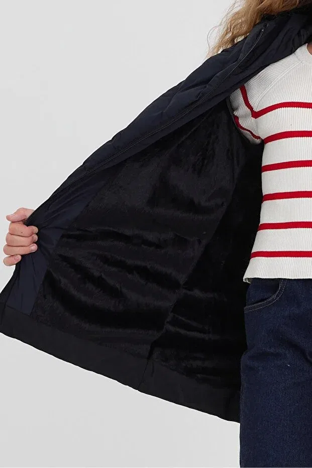 Детское пальто для девочек водонепроницаемое Sivaist, Navy Blue — фото 4