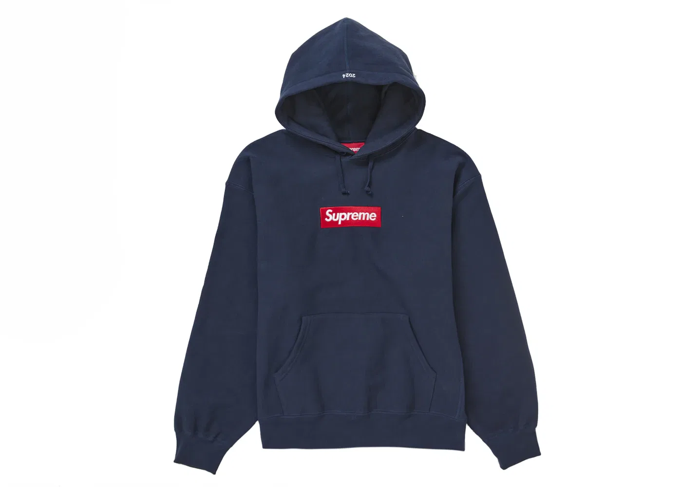 Мужской худи с принтом Supreme FW24, Navy