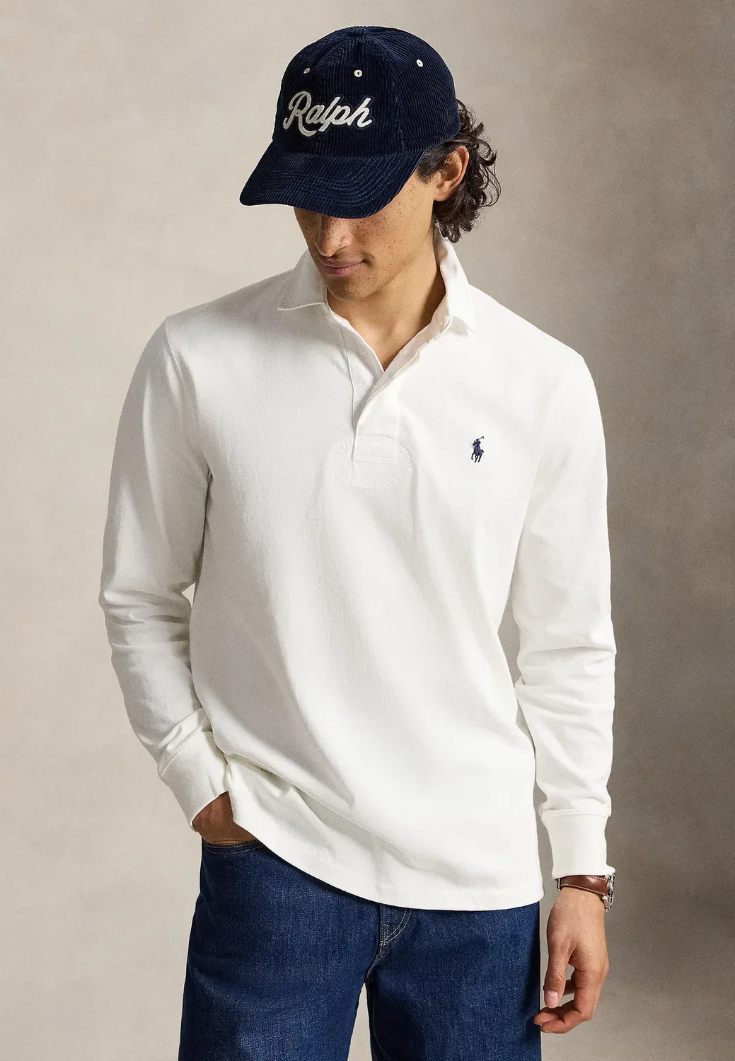 Знаменитая регбийная рубашка-поло Polo Ralph Lauren, Trophy Cream