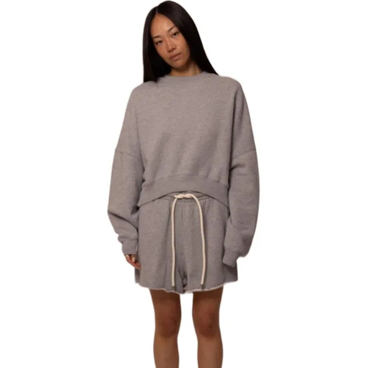 Детский свитшот хлопковый Drew house, Heather Gray