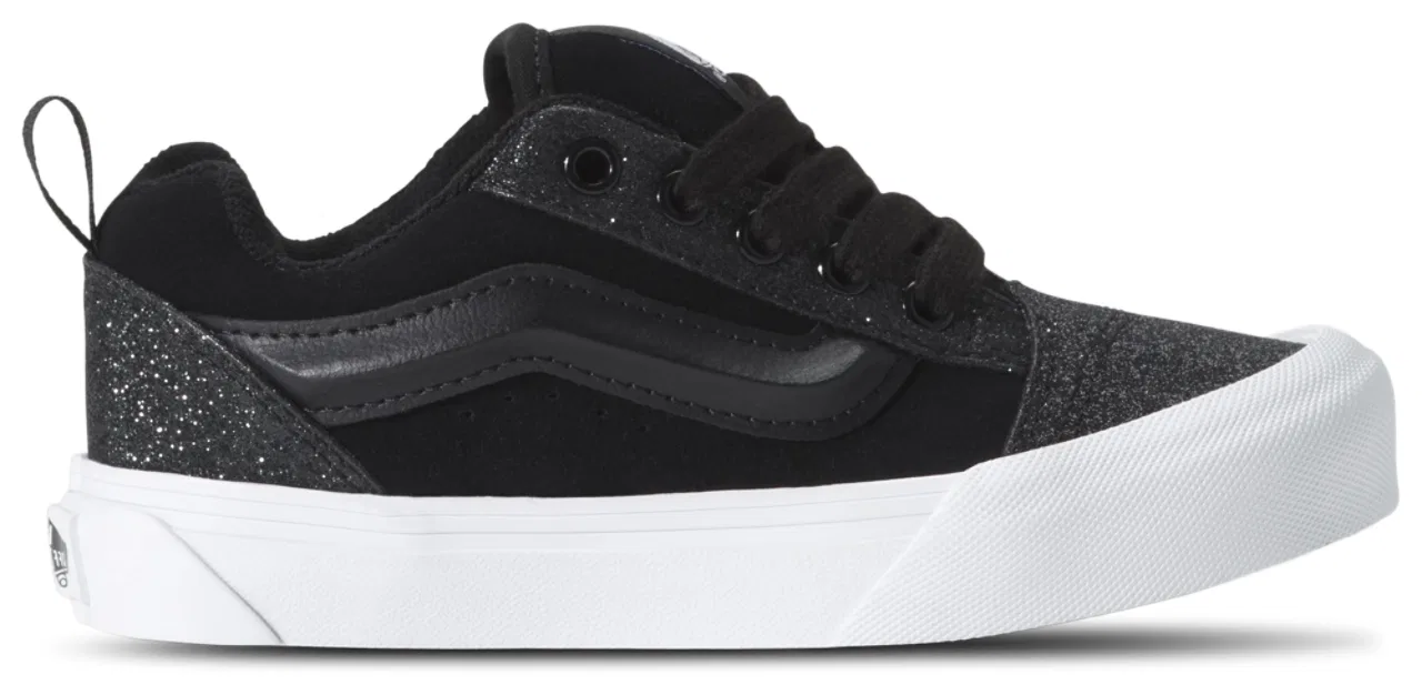 Кеды для девочек Knu Skool Vans, белый/черный