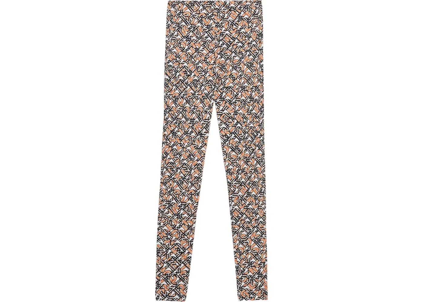 Женские леггинсы с принтом Leggings Burberry, White/Beige