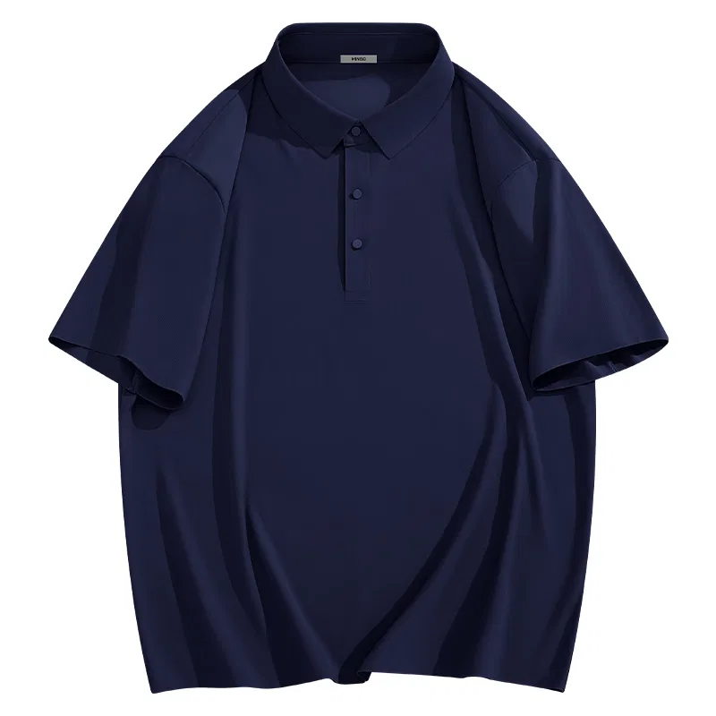 Детское поло с воротником-поло MINISO, Ice Silk Cooling Seamless, Navy Blue