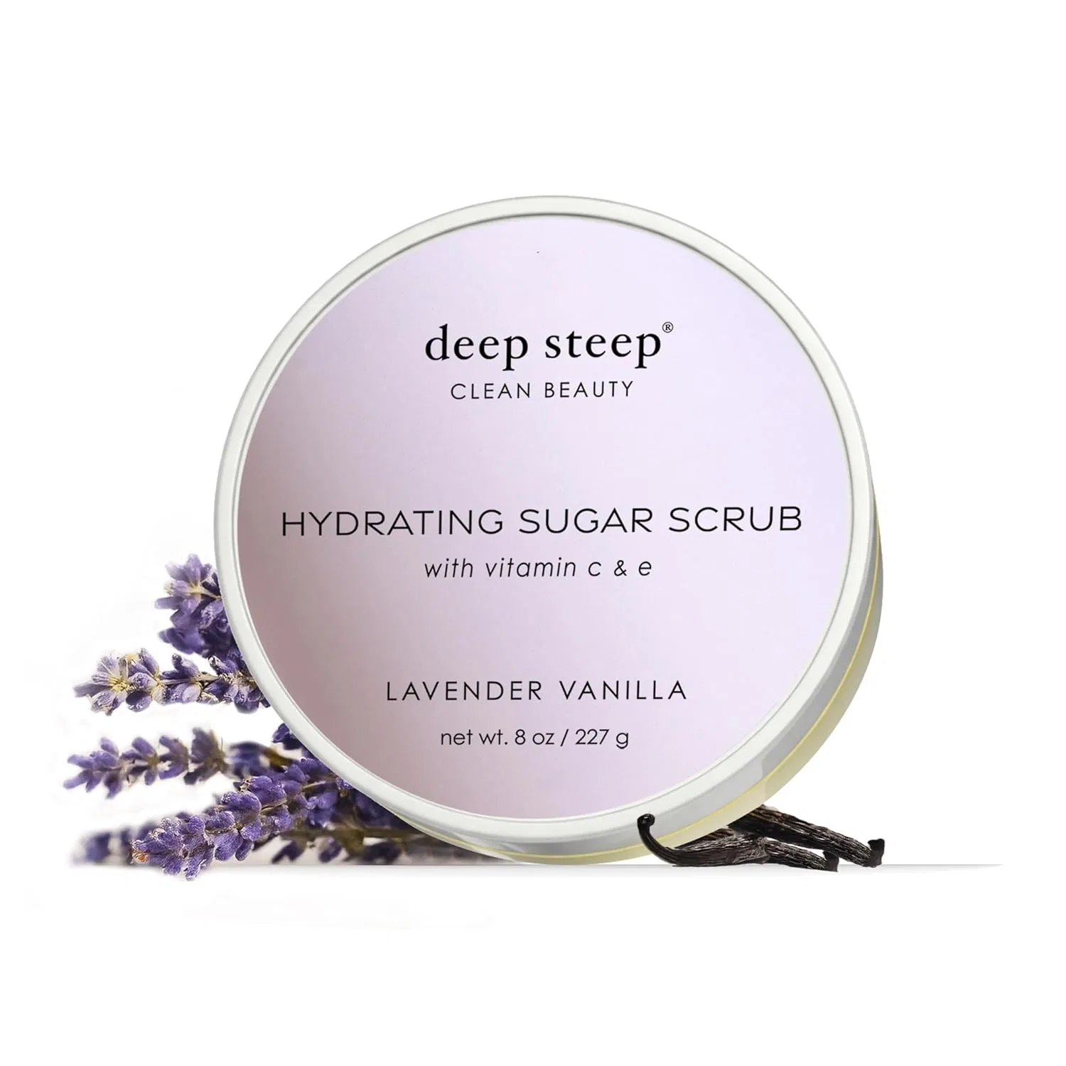 Скраб для тела, Lavender Vanilla, Deep Steep, 226 г