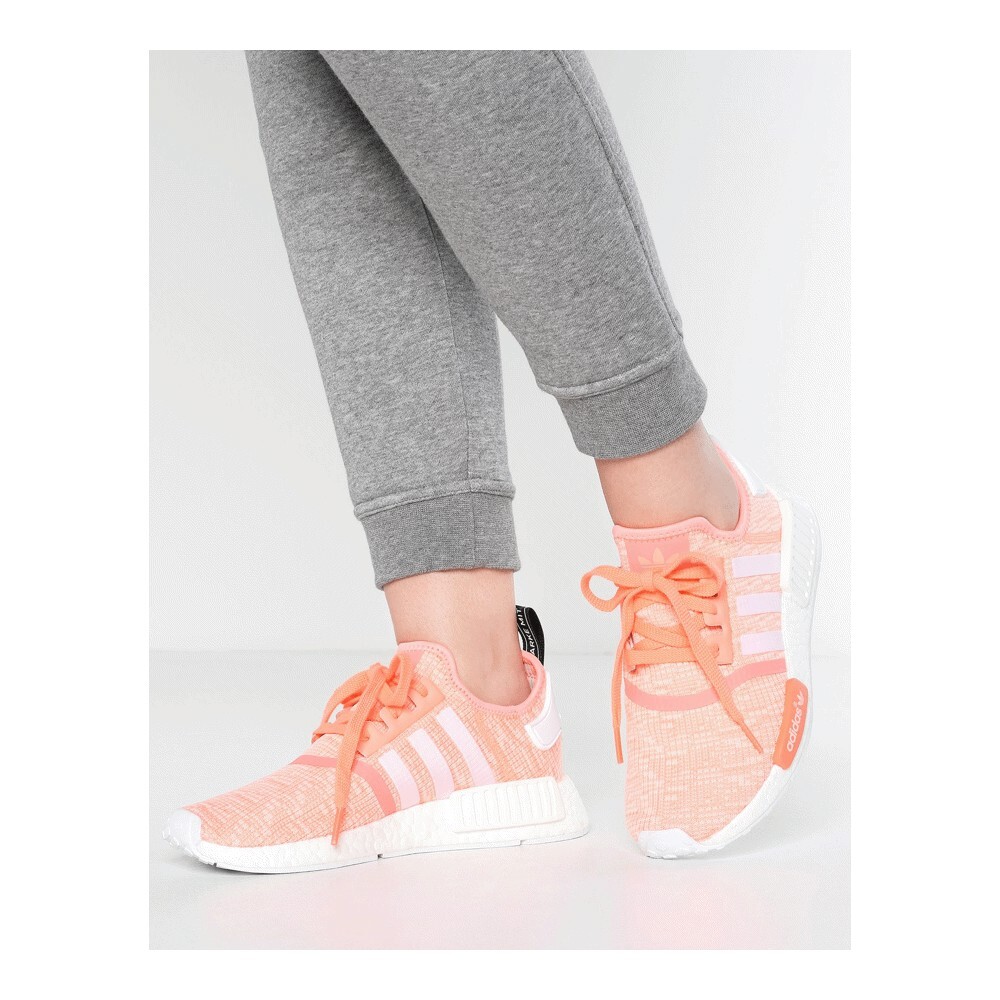 Кроссовки Adidas Originals Nmd_R1, sun glow/white/haze coral