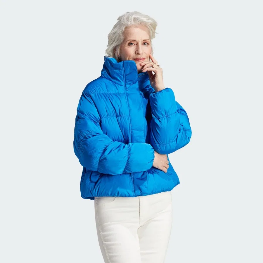 Куртка с наполнителем Vegan Puffer Jacket adidas, Светло-голубой