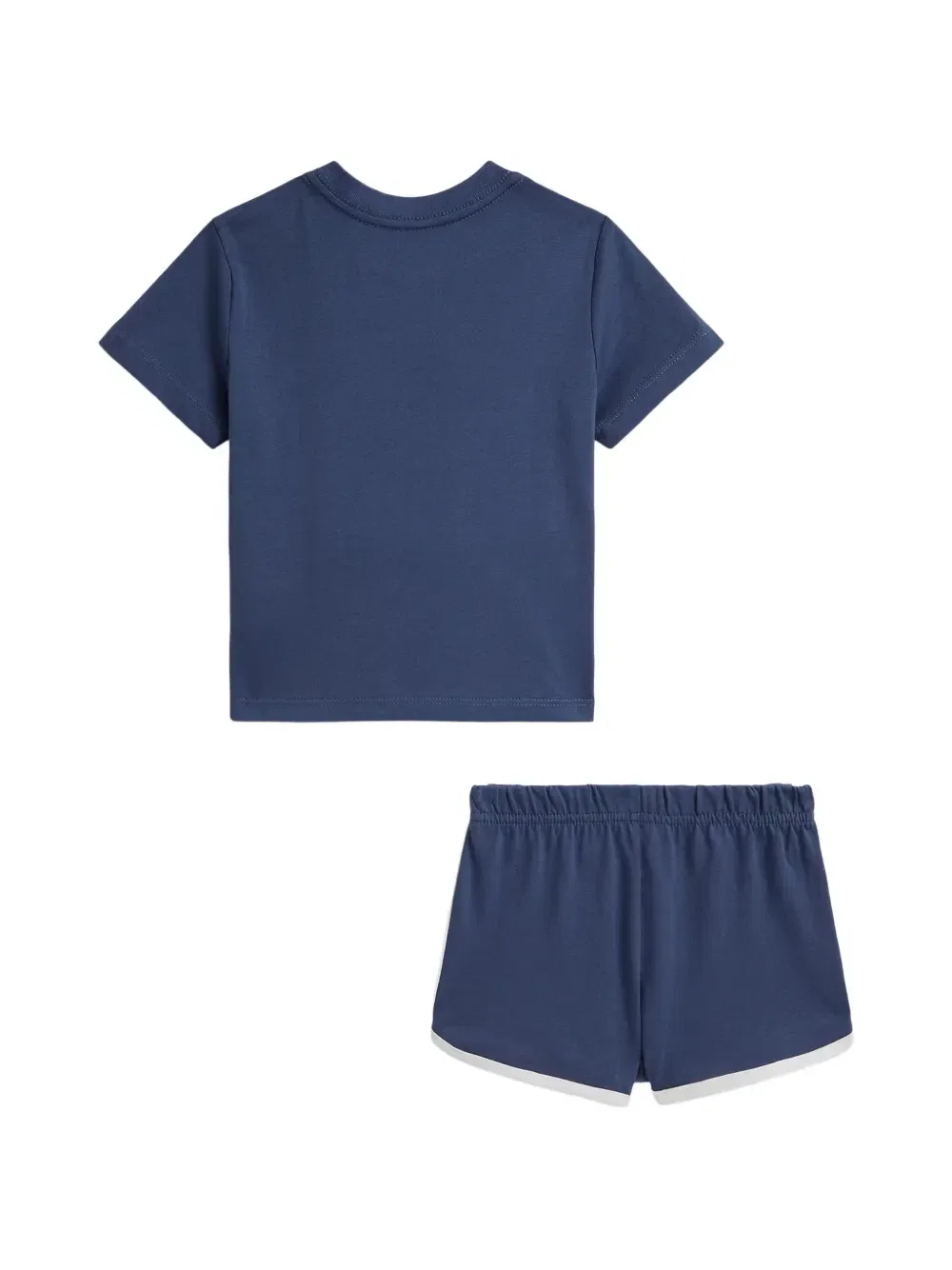 Комплект Polo Bear из футболки и шортов Polo Ralph Lauren Kids, синий — фото 2