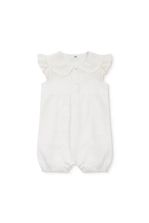 Детский комбинезон для девочек с принтом Mothercare, Ecru