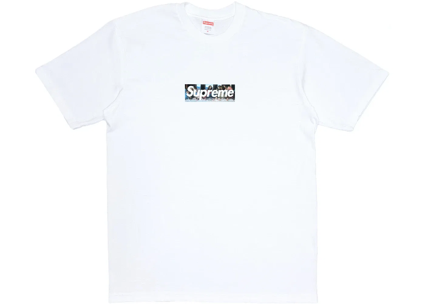 Мужская футболка с принтом Supreme Milan Box Logo Tee, White