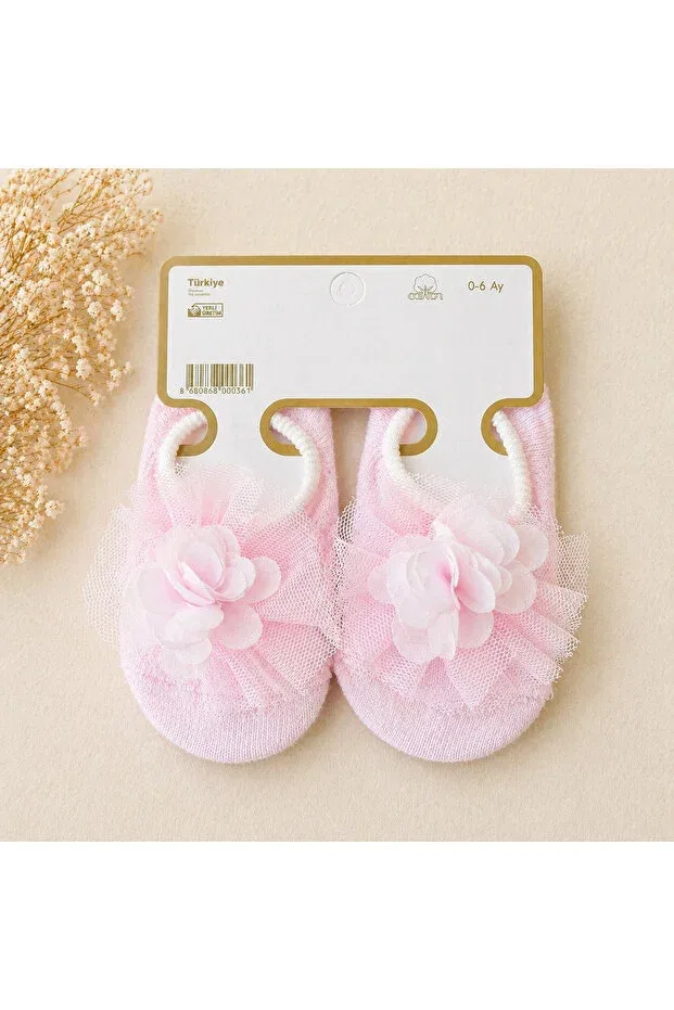 Детские носки для девочек хлопковые комплект 2 шт Minimissbaby, White — фото 2