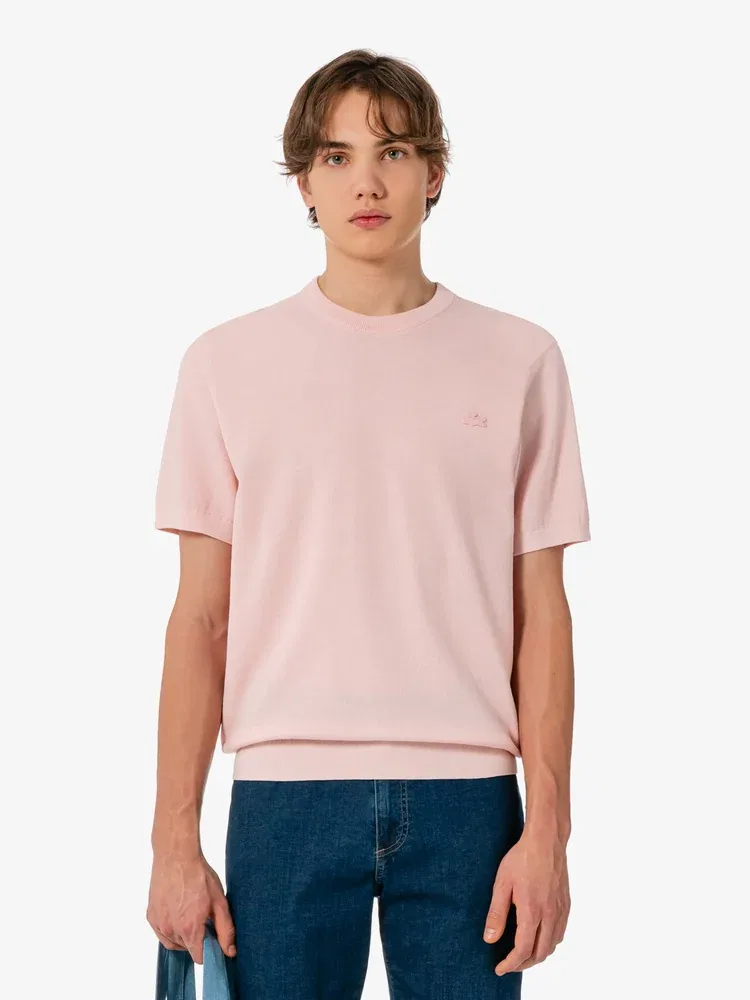 Свитер полувер, хлопковый LACOSTE, Pink