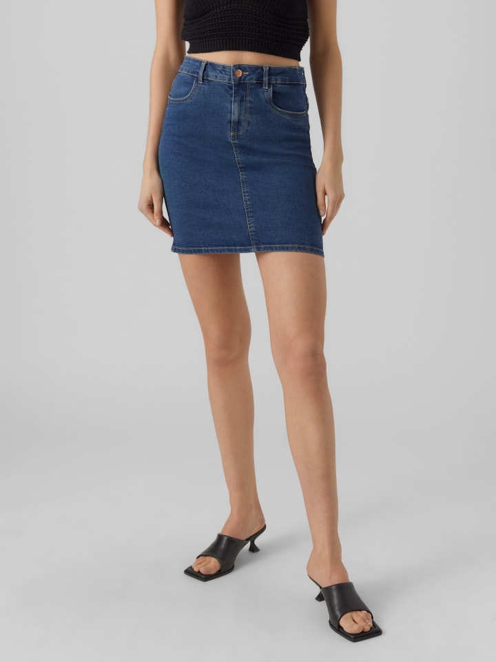 

Юбка до колена Vero Moda, синий