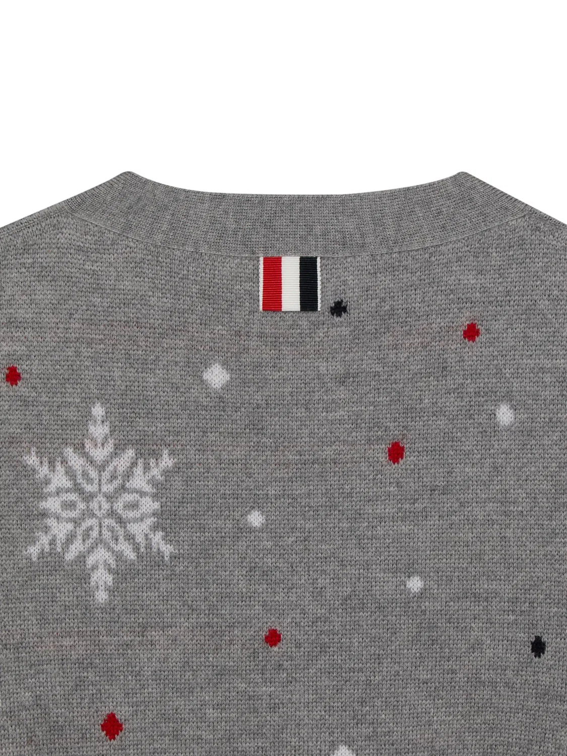 Thom Browne Кардиган 4-Bar серый — фото 2