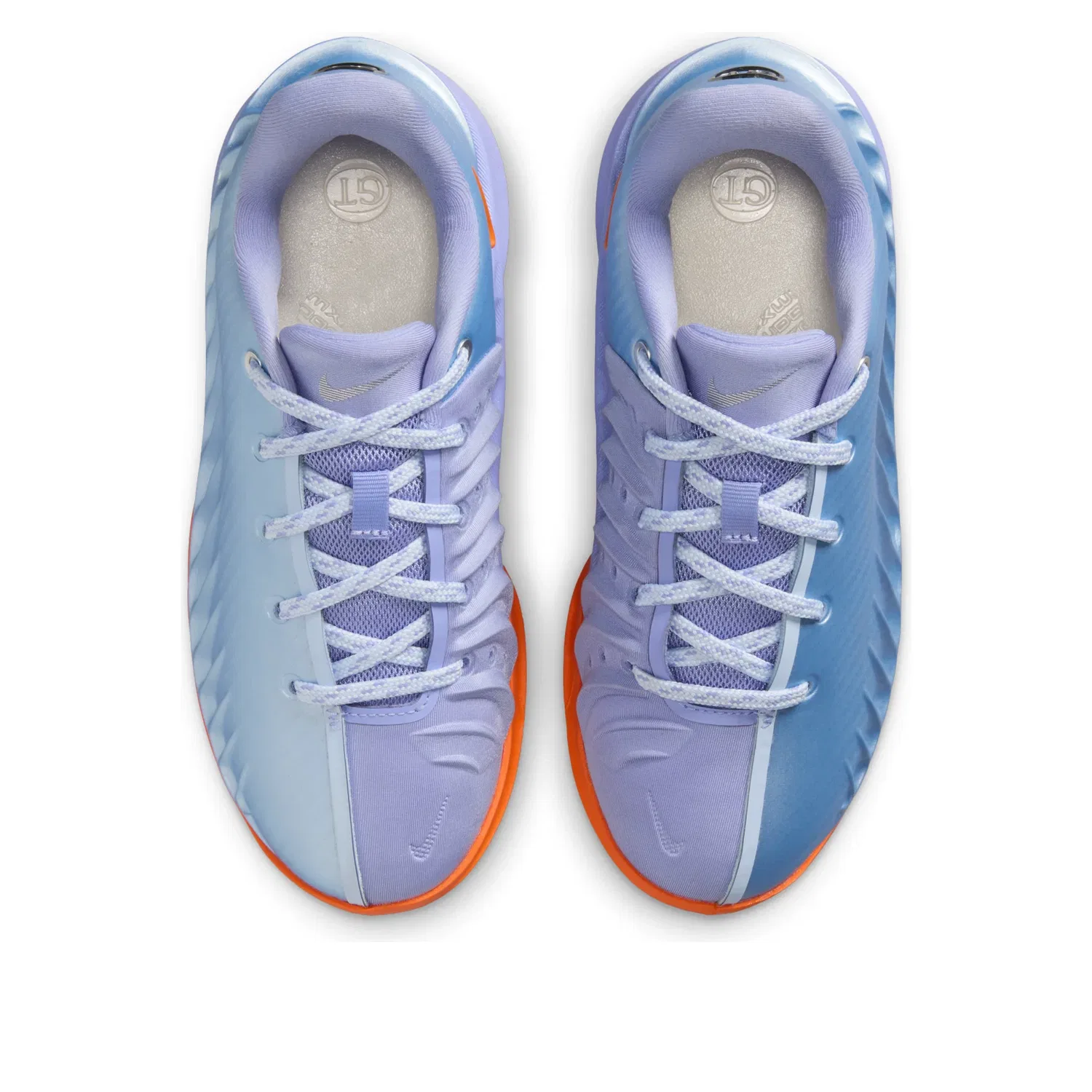 Детские кроссовки с шнуровкой Nike Air Zoom GT Cut 4, синий — фото 3