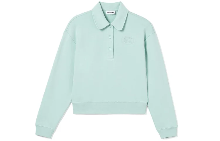 Поло LACOSTE LGF с вышитым логотипом, Mint Green