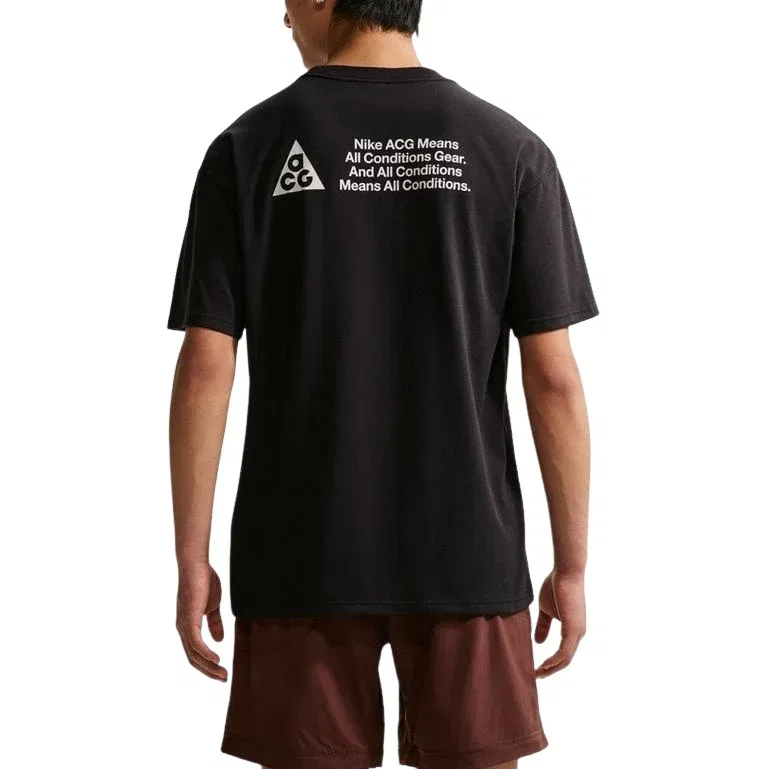 Мужская футболка ACG Dri-FIT T-Shirt 'Black' Nike, черный — фото 2