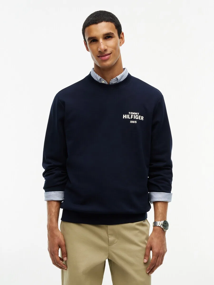 Толстовка TOMMY HILFIGER '1985' цвета морской волны — фото 2