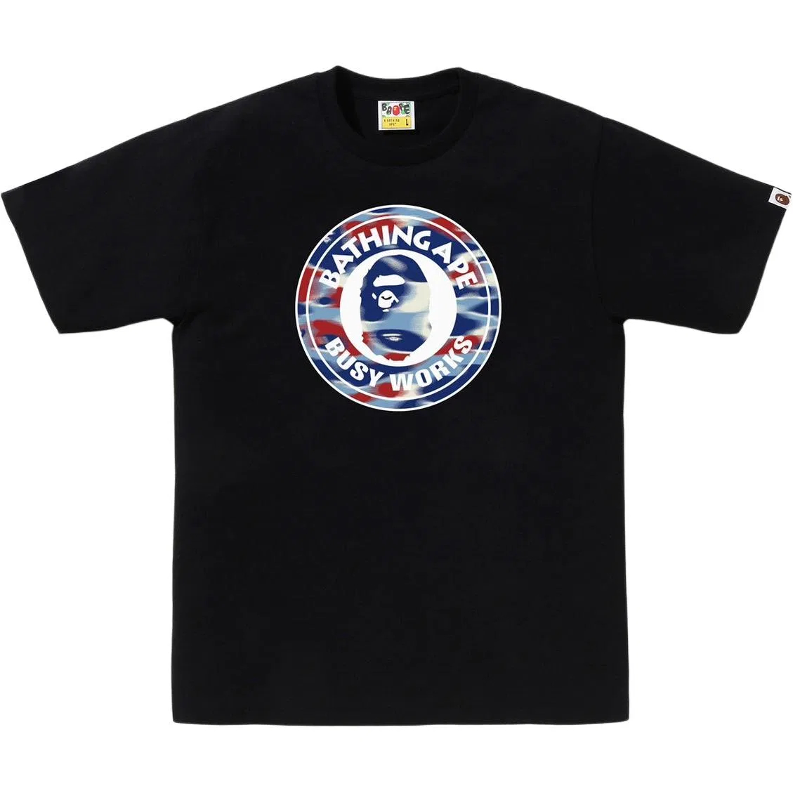 Детская футболка с круглым вырезом A Bathing Ape, Black — фото 4