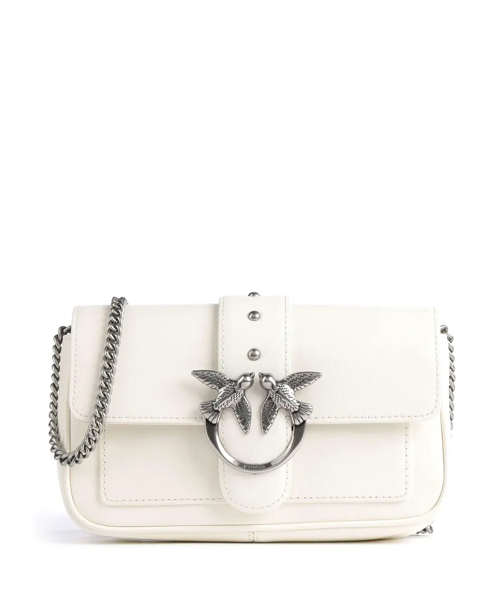 

Сумка Pinko Love One Pocket, слоновая кость, Белый, Сумка Pinko Love One Pocket, слоновая кость