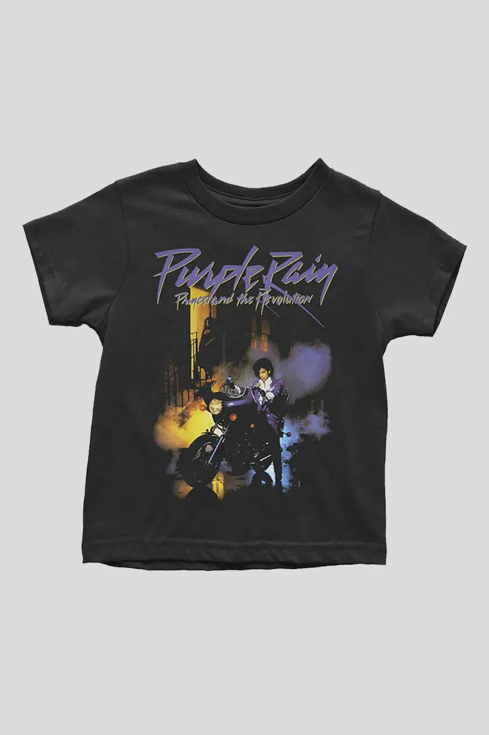 Детская футболка с принтом Purple Rain, Prince, Black
