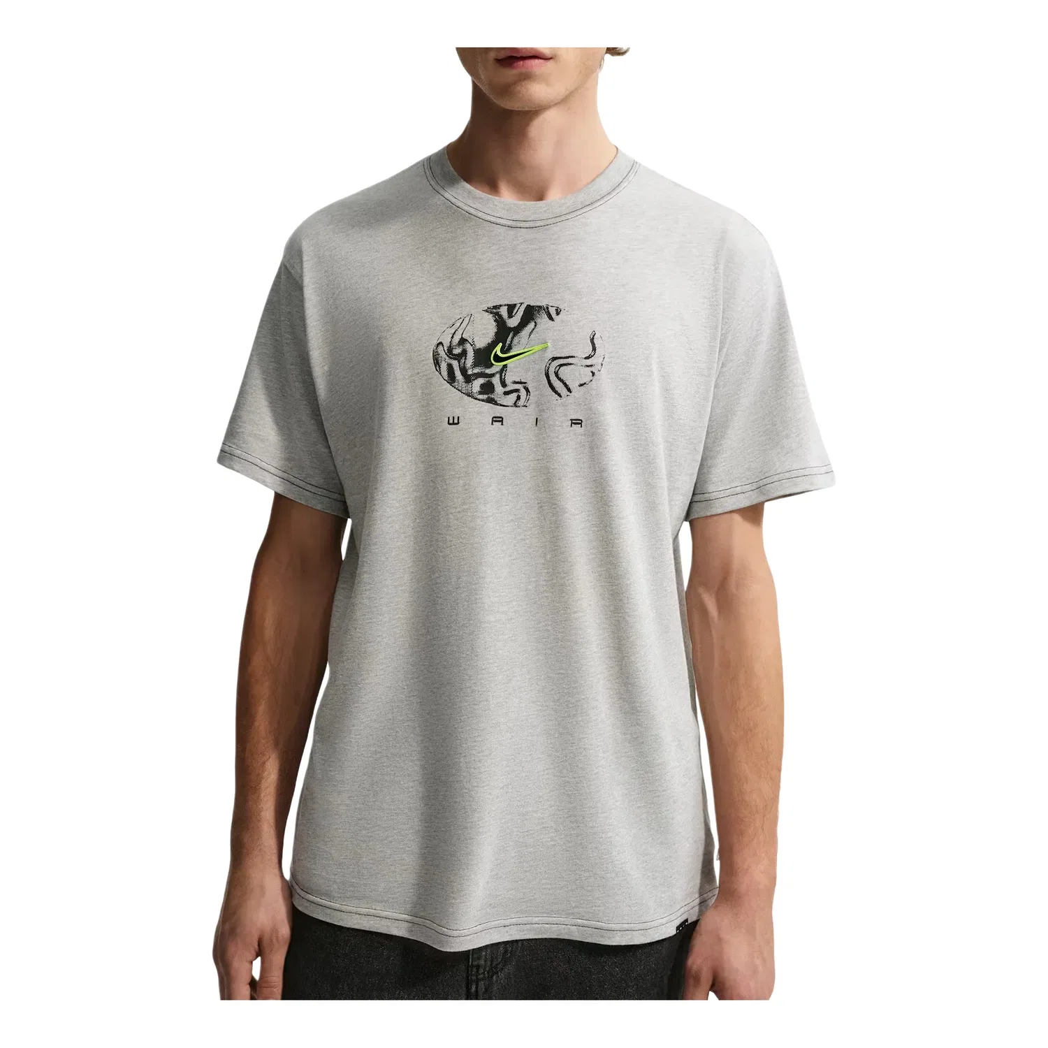 Мужская футболка с коротким рукавом Nike SB Skate T-Shirt Grey Heather, серый