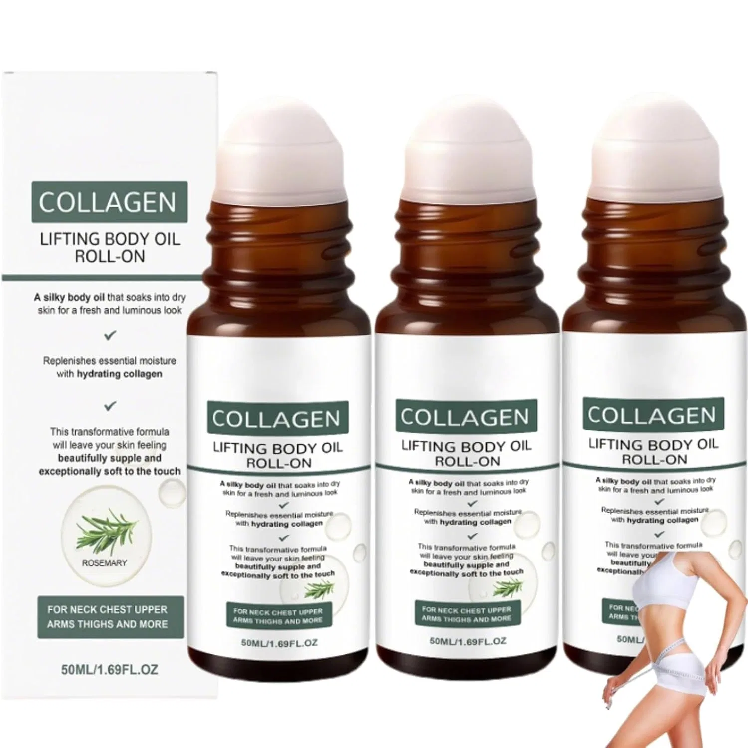 Масло для тела Collagen Lifting Body Oil, 3 шт, 50 мл, 3PC Generic
