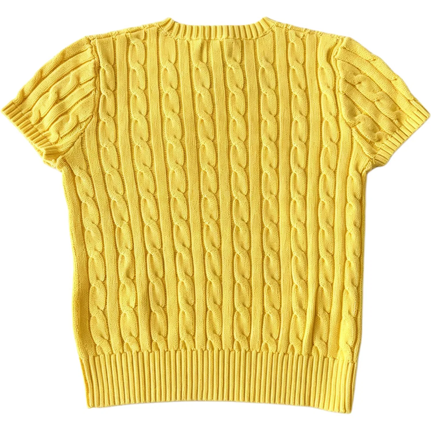 Детский свитер с круглым вырезом Polo Ralph Lauren, Yellow — фото 3