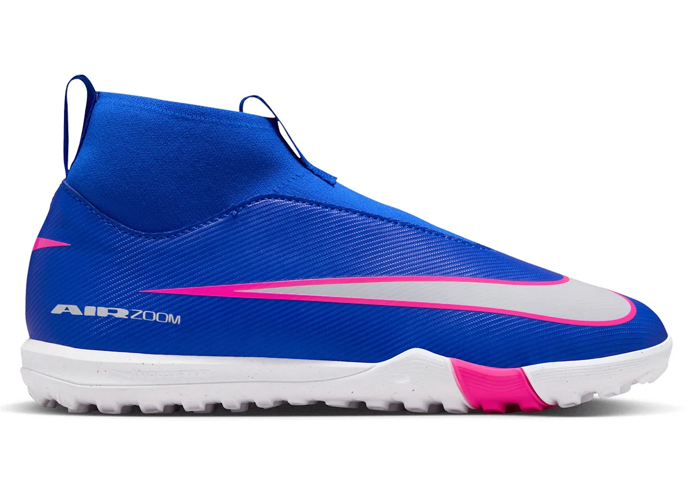 Детские кроссовки для футбола Nike Mercurial Superfly 10 Academy TF, Racer Blue White