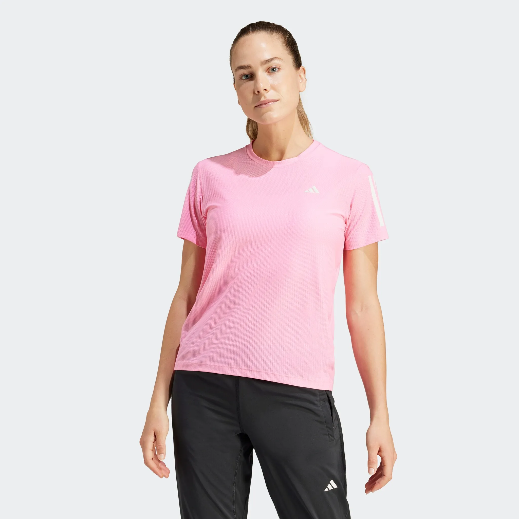

Футболка для бега adidas Performance "OTR B TEE", цвет Blipnk