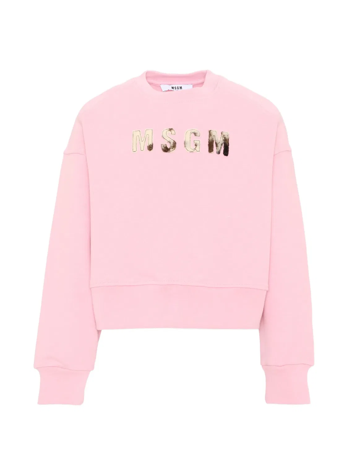 MSGM Розовый свитшот с логотипом