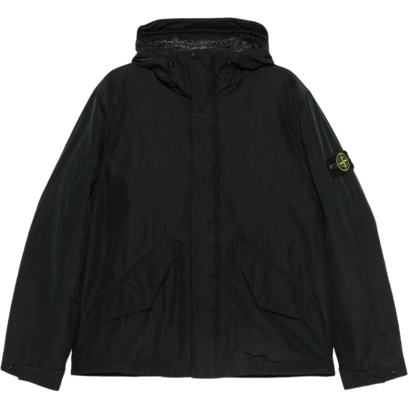 Детская куртка с капюшоном STONE ISLAND, Black