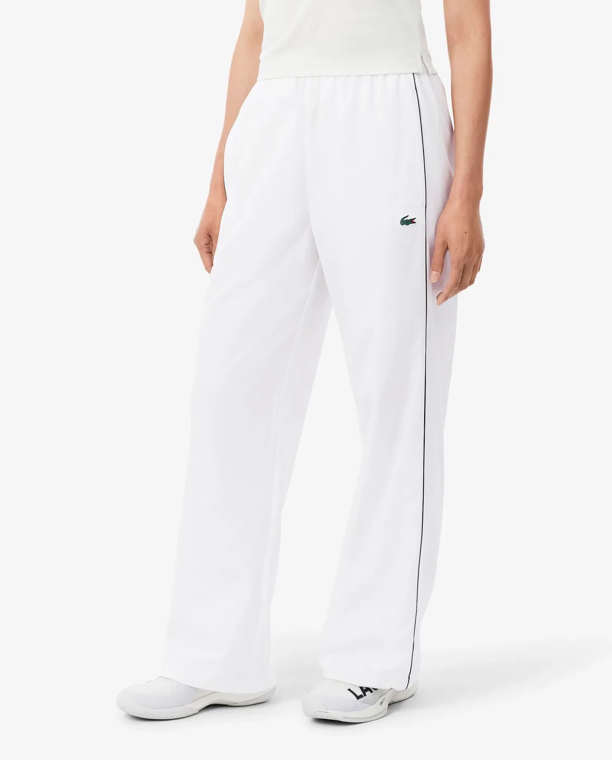 Брюки спортивные женские Lacoste Negro с водоотталкивающей отделкой — фото 3