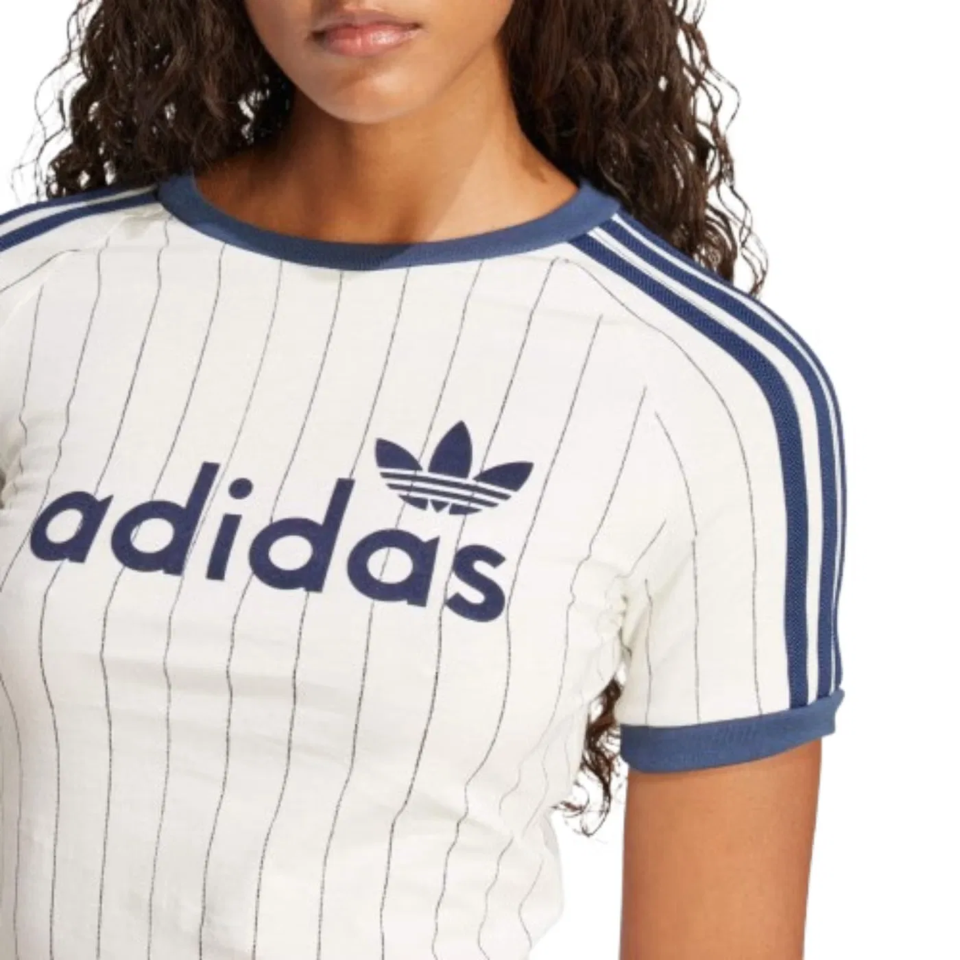 Футболка с графическим принтом Linear Graphic Cali Adidas, белый — фото 2