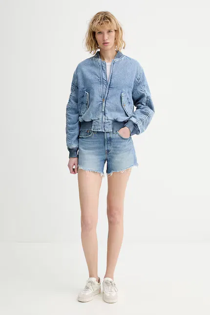 Куртка бомбер джинсовая Scout Western Levi's, синий — фото 2