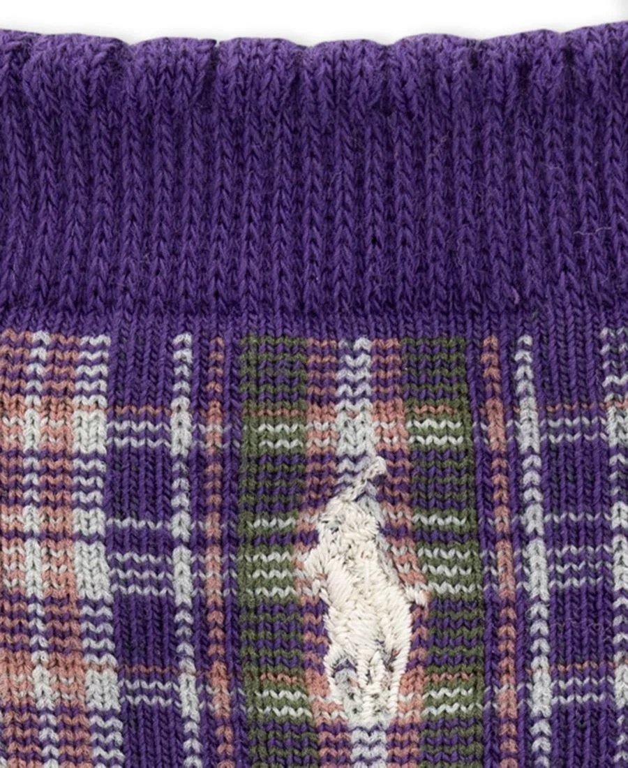 Комплект носков-слипонов с принтом Polo Bear, Plaid и Fair Isle Polo Ralph Lauren, Ivory — фото 4