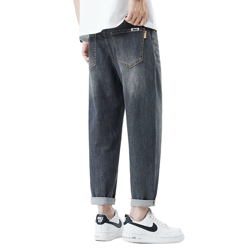 Детские джинсы зауженные City Boy Jeep, Black Gray