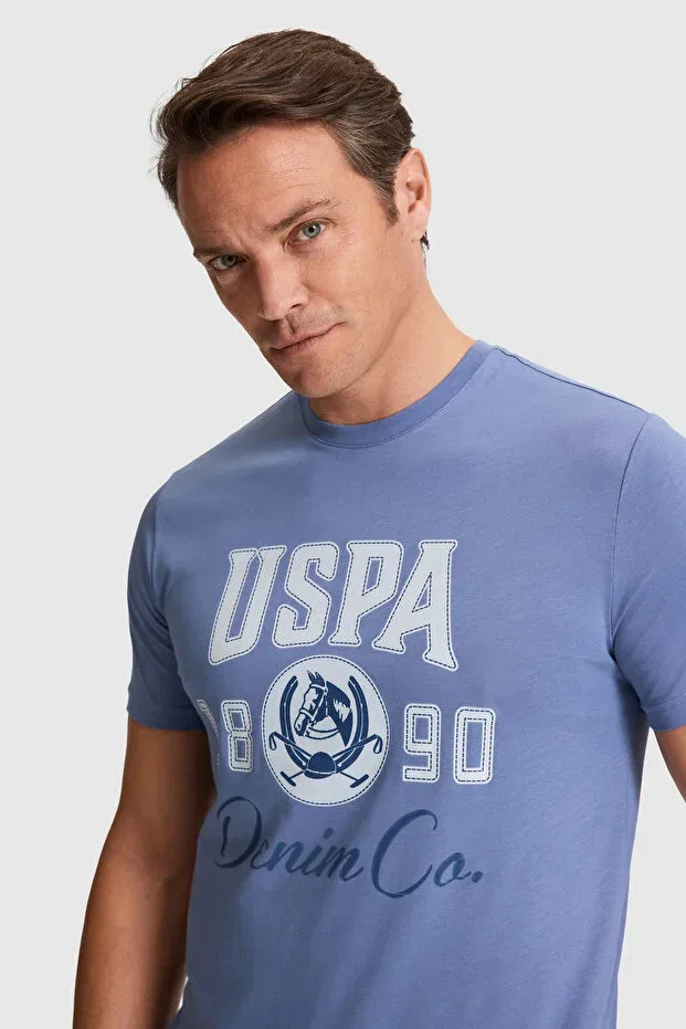 Мужская футболка с коротким рукавом U.S. Polo Assn., Indigo — фото 2
