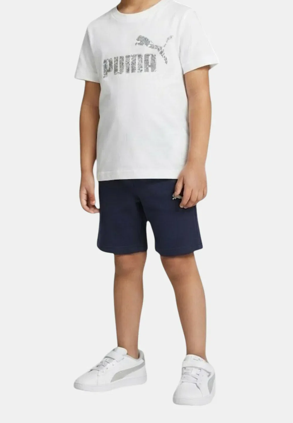 Футболка Ess graph tee col 02 - футболка с принтом Puma, White