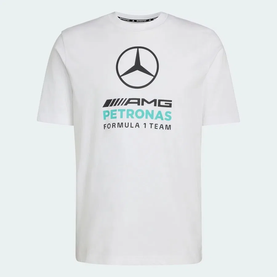 Футболка Mercedes Amg Petronas Formula 1 Team Dna adidas, Белый — фото 4