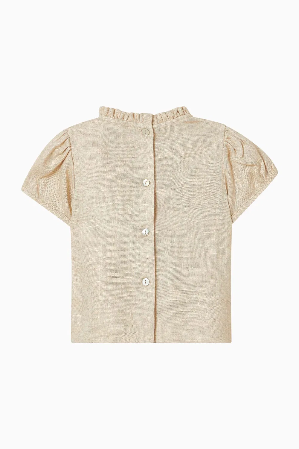 Блузка с бантом из льна Phi Clothing — фото 2